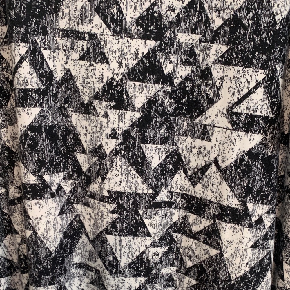 LuLaRoe Black and White High Low Dress - Picture 3 of 4